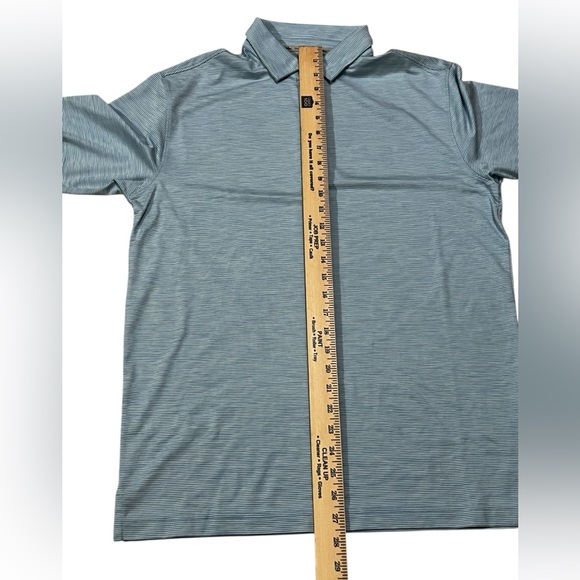 Walter Hagen men's perfect 11 golf polo shirt light blue stripes size small - Picture 4 of 9